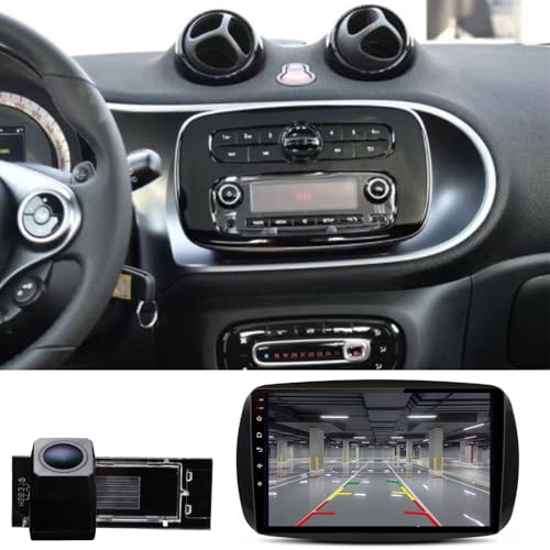 Android Autoradio mit GPS Navigation + HD Nachtsicht Auto Rückfahrkamera Ersatz für Smart Forfour 4 Schrägheck 453 2014/11-2024/12 / Smart Fortwo II Cabriolet Coupe 453 2016/07-2024 Android Autoradio mit GPS Navigation + HD Nachtsicht Auto Rückfahrkamera Ersatz für Smart Forfour 4 Schrägheck 453 2014/11-2024/12 / Smart Fortwo II Cabriolet Coupe 453 2016/07-2024 von Dynavsal