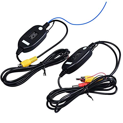 Dynavsal 2,4G Wireless Transmitter Empfänger für Rückfahrkamera und Monitor Einparkhilfe Fahrzeug CAM GPS Radio Player auslösen (Tippe A Mit umgekehrter Auslöselinie) von Dynavsal