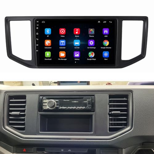 Dynavsal Android Autoradio Mit GPS Navigation HD Bildschirm Touch Display mit Carplay Canbus Auto Radio Ersatz für VW Crafter (MK2) 2017-2021/MAN TGE (2016-2020) von Dynavsal