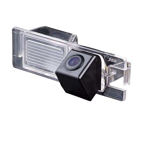 Dynavsal Auto HD CCD Rückfahrkamera 170° Weitwinkel mit Radar Sensor Einparkhilfe Universal für PAL/NTSC, Schwarz für HD CCD Astra Corsa Zafira Vectra Insignia Haydo car Rear View Camera Auto von Dynavsal