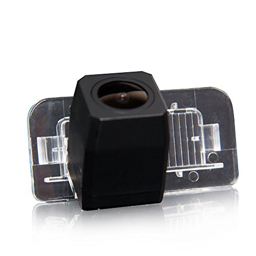 Dynavsal Auto Rückfahrkamera verbesserte Einparkhilfe mit 8IR Nachtsicht 170° Weitwinkel Wasserdicht Hoche Defination (schwarz) für MB B Class W246 B180 B200 B220 B250(Modell 1 Super Pro Kamera) von Dynavsal
