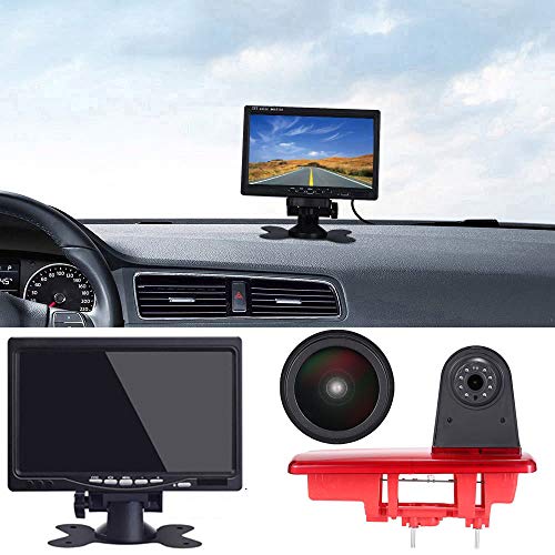 【Super HD Rückfahrkamera Set】 7 Zoll TFT LCD Auto Monitor + 1280 * 720 Pixel Super HD Nachtsicht Rückfahrkamera Ersatz für FIAT Talento/Renault Trafic III/Nissan NV300 Primastar/Opel Vauchall Vivaro von Dynavsal