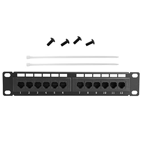 Dyocoag 12Port CAT6 Ethernet-Netzwerk-Daten-Patchpanel ohne Halterung von Dyocoag
