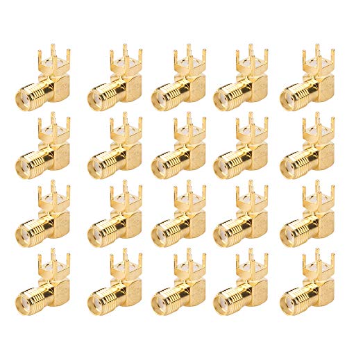 Dyocoag 20pcs Smakwe RF-Anschluss Hochleistungs-Koaxialkabel-Stecker Smart Light-Modul Verbinden Sie geeignet für Mikrowellengeräte und Digitale Kommunikationssysteme von Dyocoag