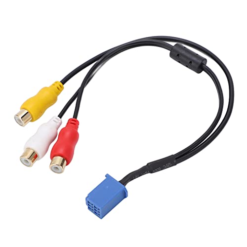 Dyocoag 6 Pin AV 3040 Port Car 3 Kabeladapter Audio -Vedio -Anschluss für DVD -Navigation Headunit von Dyocoag
