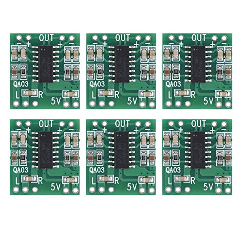 Dyocoag 6pcs Super kleines 3W+3W Typ D Digitaler Audioverstärker-Amp-Modul 2,5 V-5,5 V für LCD-Fernseher und tragbare Lautsprecher geeignet Dyocoag 6pcs Super kleines 3W+3W Typ D Digitaler Audioverstärker-Amp-Modul 2,5 V-5,5 V für LCD-Fernseher und tragbare Lautsprecher geeignet von Dyocoag