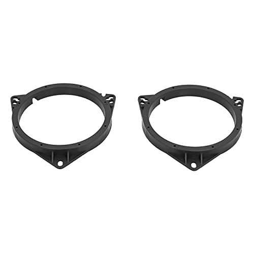 Dyocoag -Auto -Audio -Lautsprecher Ringe Matte schwarzer Universal Ersatz von Dyocoag