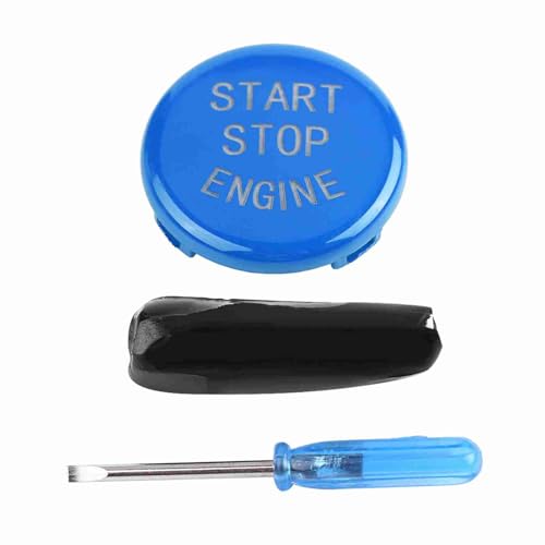 Dyocoag Car Key Start -Taste -Motor -Zündschalterabdeckung für E -Festplatten unten (Blau (e-chassis)) von Dyocoag