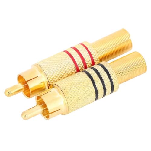 Dyocoag Connector Zink AV Audio Stecker Ersatz Kits Stabile Verbindung Home Audio Ausrüstung Dyocoag Connector Zink AV Audio Stecker Ersatz Kits Stabile Verbindung Home Audio Ausrüstung von Dyocoag