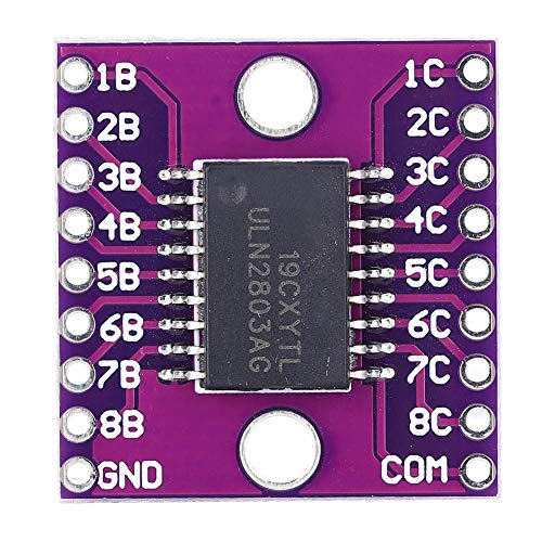 Dyocoag Darlington Transistor Arrays Modul ULN2803A Industrial Electrical Accessoire Purple 50 V für batteriebetriebene Geräte von Dyocoag