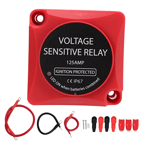 Dyocoag Dual Battery Smart Isolator Spannungsempfindlichkeit Relais 12V 140A Easy Installation Car Truck Boat ATV Dyocoag Dual Battery Smart Isolator Spannungsempfindlichkeit Relais 12V 140A Easy Installation Car Truck Boat ATV von Dyocoag
