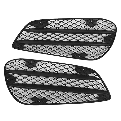 Dyocoag Front Stoßfänger Nebel Lampen -Kühlergrill Ersatz hochwertiges ABS Schwarz für - E -Class W212 AMG -LINE 2013-2015 von Dyocoag