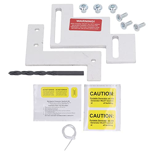 Dyocoag Generator Interlock Kit Safe Verbindung übereinstimmt den genauen Abstand Aluminiumlegierung für Home Aluminium Easy Installation von Dyocoag