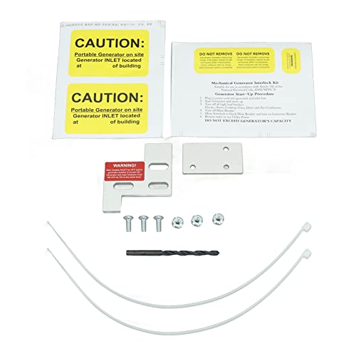 Dyocoag -Generator -Interlockplatten -Kit -Steuerung Horizontales elektrisches Verriegelungskit geeignet für 150A 200A Panel 1 1/4in von Dyocoag