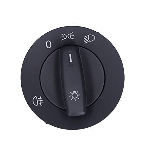 Dyocoag -Scheinwerferschalter Nebel Lampe Steuerung 1K0941431BB Schnelle Reaktion Easy Installation Direkter Ersatz ABS Schwarz Dyocoag -Scheinwerferschalter Nebel Lampe Steuerung 1K0941431BB Schnelle Reaktion Easy Installation Direkter Ersatz ABS Schwarz von Dyocoag
