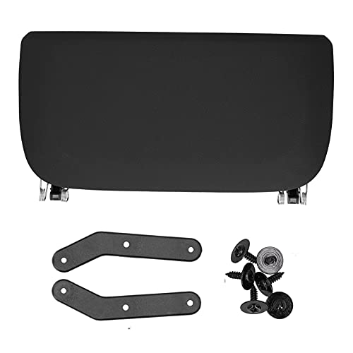 Dyocoag Sitz Rückseite Verkleidung Kunstleder Abdeckung Auto Innenraum Zubehör für 5 7 Serie F07 F10 F11 F18 F01 (Schwarz) von Dyocoag