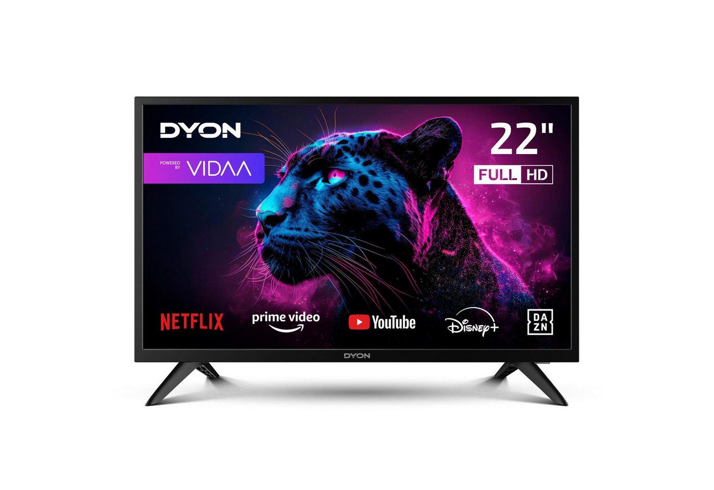 Dyon Movie Smart 22 VX LED-Fernseher (55 cm/22 Zoll, Full-HD, Smart-TV mit LAN-Anschlussmöglichkeit, Benutzermenü) von Dyon