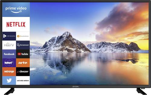 Dyon Smart 43 XT LED-TV 109.2cm 43 Zoll EEK G (A - G) DVB-T2, DVB-C, DVB-S, Full HD, Smart TV, WLAN, von Dyon