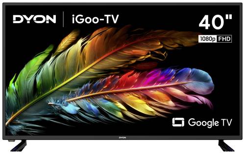 Dyon iGoo-TV 40F LED-TV 101.6cm 40 Zoll EEK F (A - G) CI+, DVB-C, DVB-S2, DVB-T2, Full HD, Smart TV, von Dyon