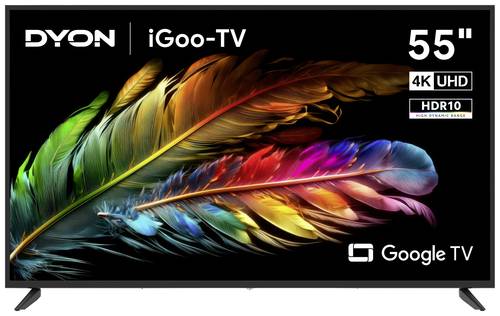 Dyon iGoo-TV 55U LED-TV 139cm 55 Zoll EEK F (A - G) UHD, Smart TV, DVB-C, DVB-S2, DVB-T2, CI+, WLAN von Dyon