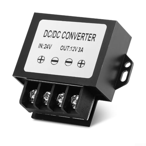 DC Spannungsregler Konverter 24V auf 12V 3A für zuverlässige Stromumwandlung im Automobil- und Solareinsatz DC Spannungsregler Konverter 24V auf 12V 3A für zuverlässige Stromumwandlung im Automobil- und Solareinsatz von DystopiaWorld