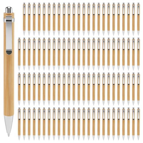 Dytabepl 100 StüCk/Los Bambus Kugelschreiber Stift Stift BüRo & Schul Bedarf Stifte & Schreiben ZubehöR Geschenke-Blaue Tinte Dytabepl 100 StüCk/Los Bambus Kugelschreiber Stift Stift BüRo & Schul Bedarf Stifte & Schreiben ZubehöR Geschenke-Blaue Tinte von Dytabepl