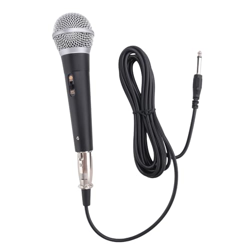 Dytabepl Karaoke-Mikrofon Handheld Professionelles Kabelgebundenes Dynamisches Mikrofon Clear Voice Mic für Karaoke-Gesangsmusikdarbietungen Dytabepl Karaoke-Mikrofon Handheld Professionelles Kabelgebundenes Dynamisches Mikrofon Clear Voice Mic für Karaoke-Gesangsmusikdarbietungen von Dytabepl