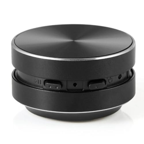 Dytabepl Tragbarer Kompatibler Knochenleitungslautsprecher mit Stereo-Sound, Einfach zu Bedienender Bluetooth-Lautsprecher (Schwarz) von Dytabepl