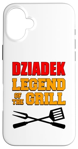 Dziadek Legend Of The Grill Lustiges Grillen Hülle für iPhone 16 Plus Dziadek Legend Of The Grill Lustiges Grillen Hülle für iPhone 16 Plus von Dziadek Grilling Design