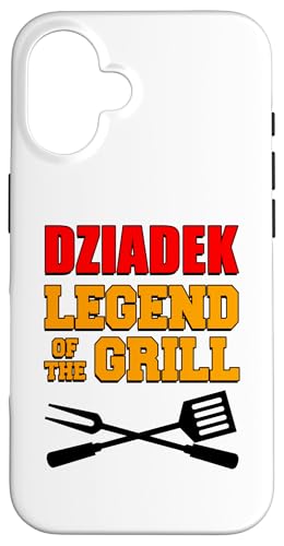 Dziadek Legend Of The Grill Lustiges Grillen Hülle für iPhone 16 von Dziadek Grilling Design