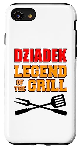 Dziadek Legend Of The Grill Lustiges Grillen Hülle für iPhone SE (2020) / 7 / 8 von Dziadek Grilling Design