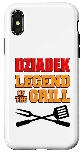 Dziadek Legend Of The Grill Lustiges Grillen Hülle für iPhone X/XS Dziadek Legend Of The Grill Lustiges Grillen Hülle für iPhone X/XS von Dziadek Grilling Design