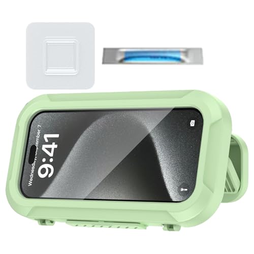 DzpKrka Dusch Telefonhalterung, Wandhalterung des Dusch Telefonhalters, Wasserbeständiger Telefonhalter, 360 Grad einstellbar adhäsive Anti -Schlupf -Touchscreen -Anti -Nebel -Ständer für Badebad Pool DzpKrka Dusch Telefonhalterung, Wandhalterung des Dusch Telefonhalters, Wasserbeständiger Telefonhalter, 360 Grad einstellbar adhäsive Anti -Schlupf -Touchscreen -Anti -Nebel -Ständer für Badebad Pool von DzpKrka