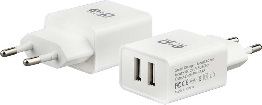 E+P Elektrik USB-Ladegerät AC102 ws 000014540200 E+P Elektrik USB-Ladegerät AC102 ws 000014540200 von E+P Elektrik