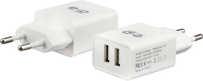 E+P Elektrik USB-Ladegerät AC102 ws 000014540200 von E+P Elektrik