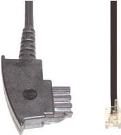 E+P T 87/3 ISDN Anschlu�kabel 3,0m TAE Stecker F / Westernstecker 6/2 - 5 1 (T 87/3) von E+P