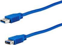 e+p CC 318. Kabellänge: 3 m, Anschluss 1: USB A, Anschluss 2: USB A, USB-Version: 3.0 (3.1 Gen 1), Steckerverbindergeschlecht: Männlich/Weiblich, Produktfarbe: Blau (CC318) von E+P