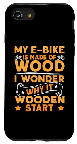 E-Bike-Design aus Holz für Biker und Radfahrer Hülle für iPhone SE (2020) / 7 / 8 von E-Bike Design Ideas For E-Bike Cyclist