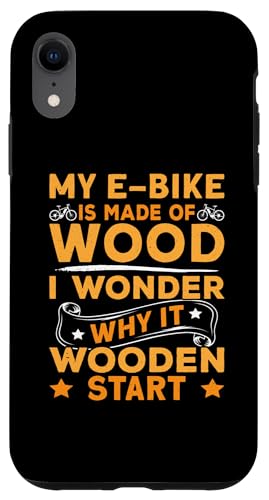 E-Bike-Design aus Holz für Biker und Radfahrer Hülle für iPhone XR E-Bike-Design aus Holz für Biker und Radfahrer Hülle für iPhone XR von E-Bike Design Ideas For E-Bike Cyclist