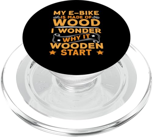 E-Bike-Design aus Holz für Biker und Radfahrer PopSockets PopGrip für MagSafe E-Bike-Design aus Holz für Biker und Radfahrer PopSockets PopGrip für MagSafe von E-Bike Design Ideas For E-Bike Cyclist