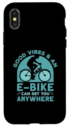 Good Vibes E-Bike-Design für E-Biker Hülle für iPhone X/XS Good Vibes E-Bike-Design für E-Biker Hülle für iPhone X/XS von E-Bike Design Ideas For E-Bike Cyclist