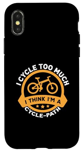 I Cycle Too Much, I Think I'm A Cycle-path E-Bike Design Hülle für iPhone X/XS I Cycle Too Much, I Think I'm A Cycle-path E-Bike Design Hülle für iPhone X/XS von E-Bike Design Ideas For E-Bike Cyclist