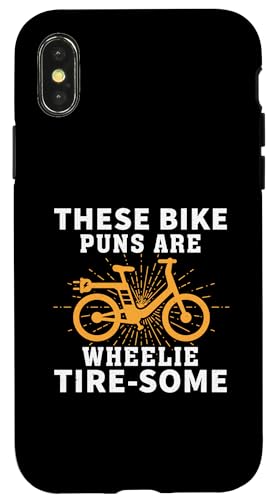 Lustiges Wortspiel Idee E-Bike Design Wheelie Tire-Some Hülle für iPhone X/XS Lustiges Wortspiel Idee E-Bike Design Wheelie Tire-Some Hülle für iPhone X/XS von E-Bike Design Ideas For E-Bike Cyclist