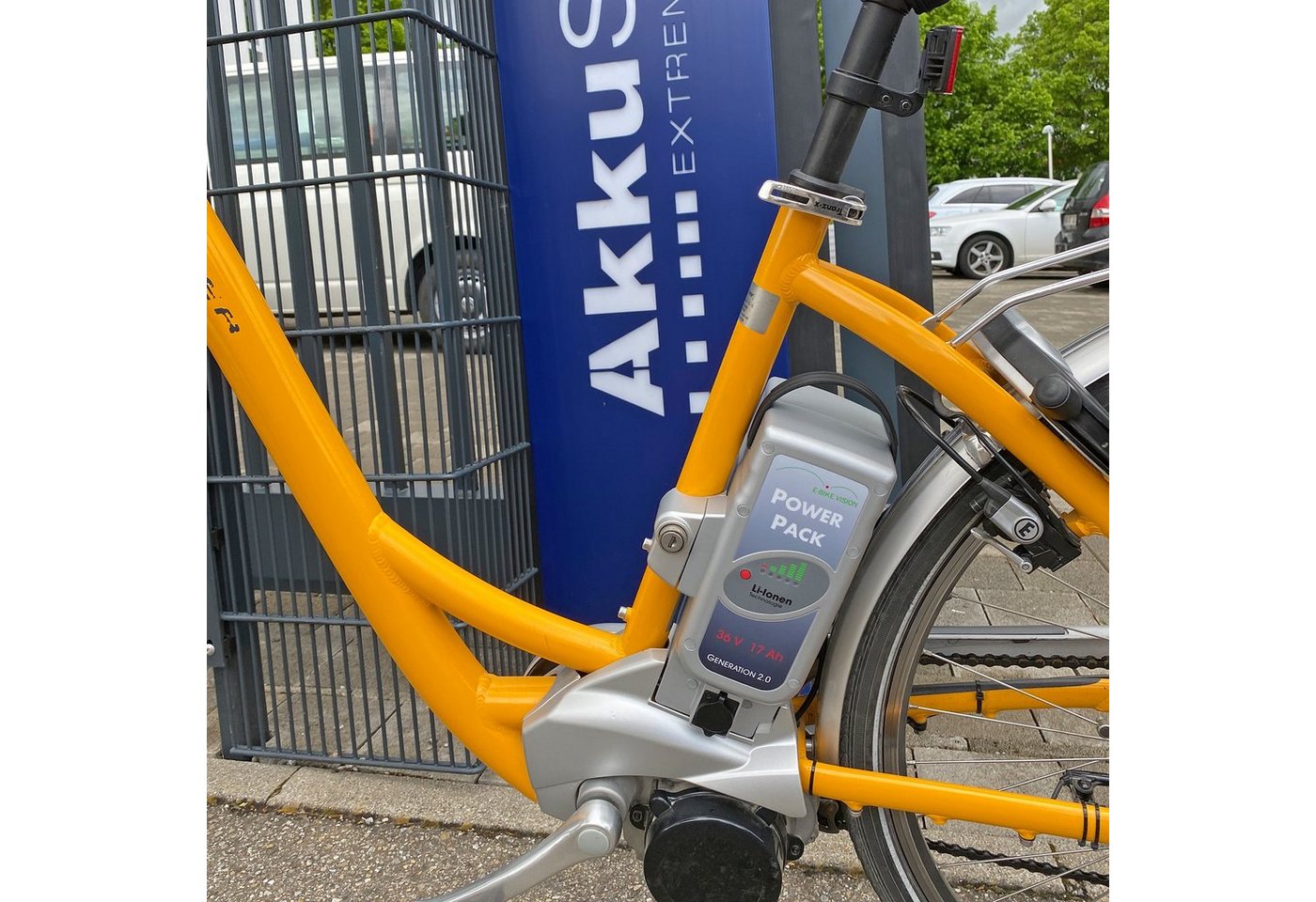 E-Bike Vision E-Bike Akku inklusive Ladegerät passend für Flyer Deluxe 36V NKY352B2 Akku 17000 mAh (36,0 V) von E-Bike Vision