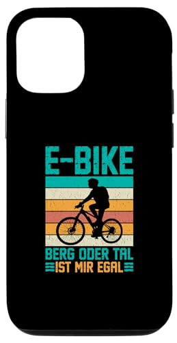 Hülle für iPhone 14 Lustiges Fahrrad E-Bike Berg Oder Tal von E Fahrrad Radfahrer Elektrofahrrad Spruch
