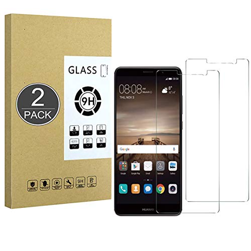 E-Hamii [2 Stück Gehärtetes Glas,Kompatibel mit Huawei Mate 9,9H Displayschutzfolie[Kratzfest,Hochauflösend,Blasenfrei] 2.5D Double Defense Für Huawei Mate 9 von E-Hamii