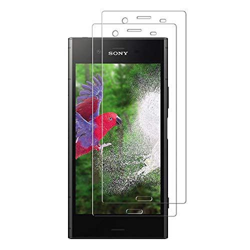 E-Hamii [2 Stück Gehärtetes Glas,Kompatibel mit Sony Xperia XZ1,9H Displayschutzfolie[Kratzfest,Hochauflösend,Blasenfrei] 2.5D Double Defense Für Sony Xperia XZ1 von E-Hamii