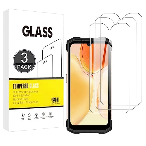 E-Hamii [3 Stück] 9H Gehärtetes,Bruchsicheres Glas Kompatibel mit Doogee S99/S99 Pro,[HD Kristall Klar]0,33 mm Display Schutzfolie für Doogee S99/S99 Pro von E-Hamii