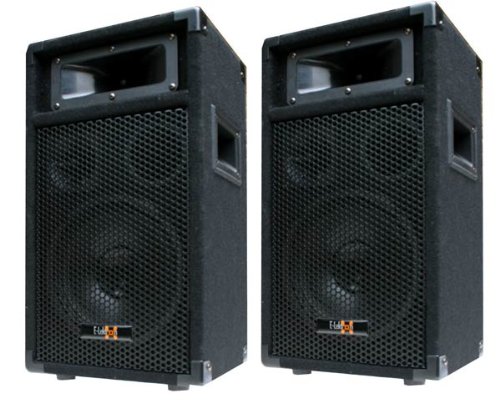 E-Lektron 2X 400W DJ Party Lautsprecher Boxen Paar - 8" Bass PW20 von E-Lektron