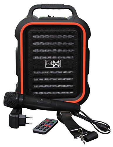 E-Lektron EL16-P tragbare Soundanlage USB/Bluetooth PA Soundsystem mit Mikrofon Sprachverstärker von E-Lektron
